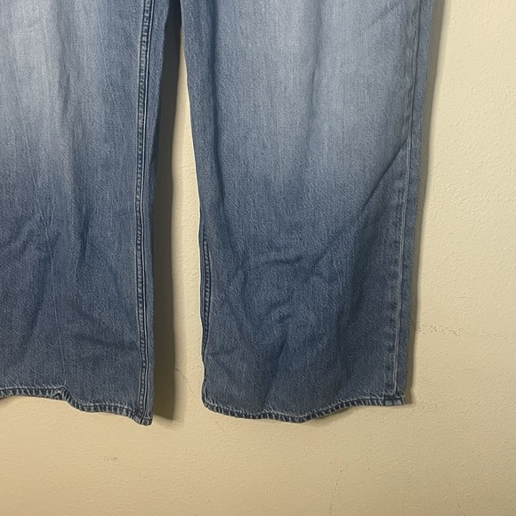 Madewell Jeans Low Slung Baggy Womens 32 /14 Medium Wash Denim Button Fly - Picture 7 of 16